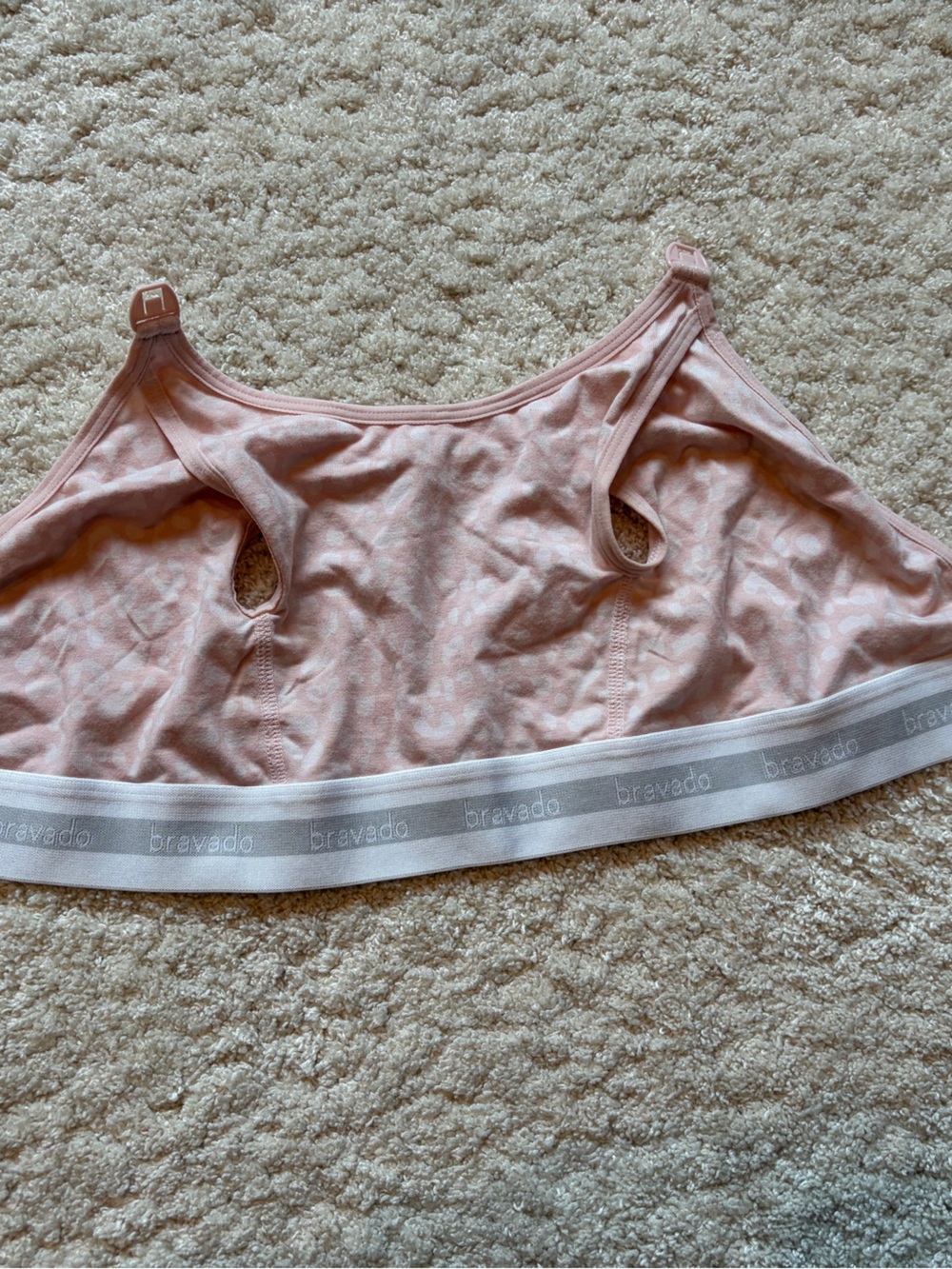 Bravado Light Pink hands free pumping  Bra size M